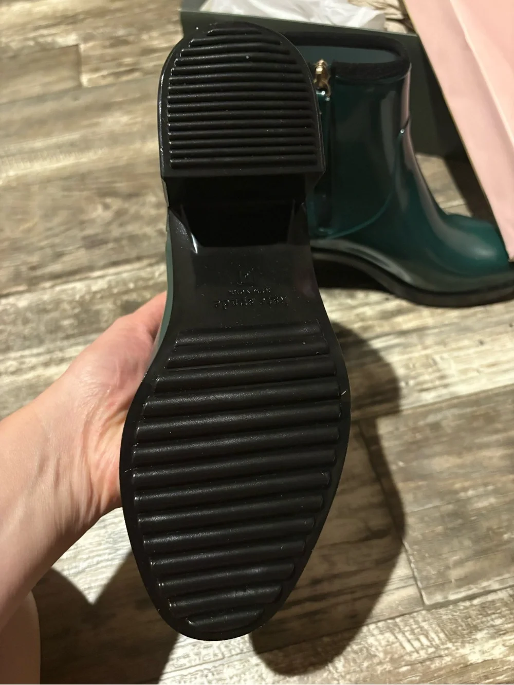 Kate Spade New York Puddle Vinyl Zip Rain Booties